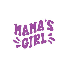 Print mama's girl illustrtion. © NAJMUL