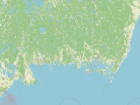Blekinge, Sweden. OSM. No legend