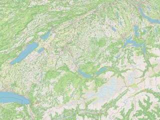 Bern, Switzerland. OSM. No legend