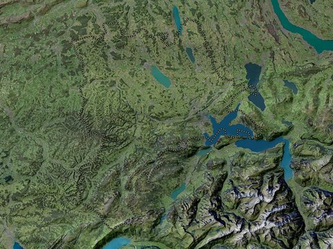 Luzern, Switzerland. High-res satellite. No legend