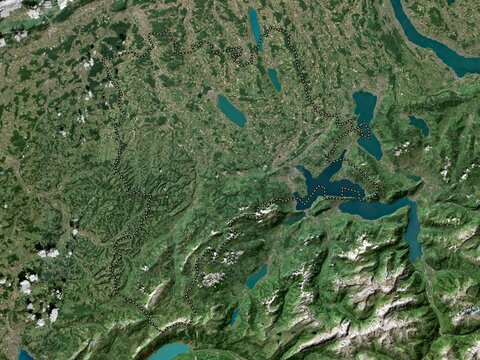 Luzern, Switzerland. Low-res satellite. No legend