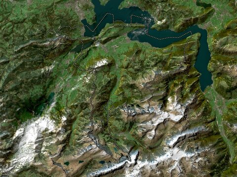 Nidwalden, Switzerland. Low-res satellite. No legend