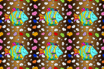 Naklejka premium magic super cute abstract and nice picture