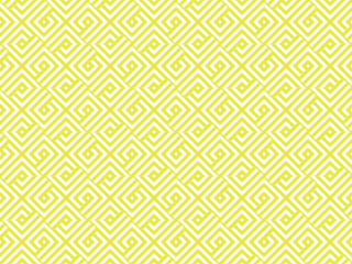 Abstract geometric pattern. A seamless vector background. White and yellow ornament. Graphic modern pattern. Simple lattice graphic design