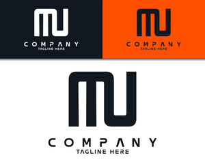 letter MU or MI logo design, suitable for logo company, logo business, and brand identity © ispandra