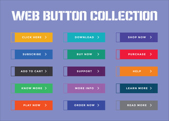 cta web button collection	
