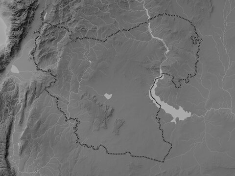 Aleppo, Syria. Grayscale. No legend