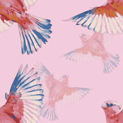 Obraz premium pattern with birds