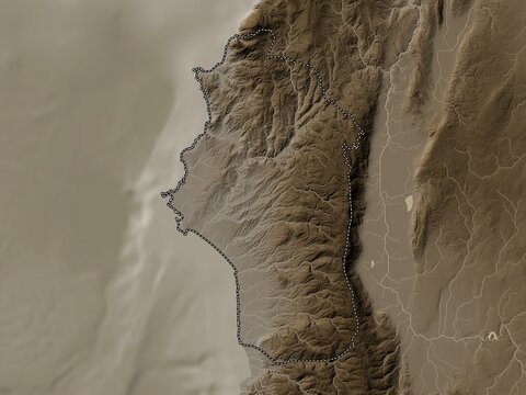 Lattakia, Syria. Sepia. No legend