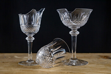 verres brisés