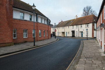 Fototapeta na wymiar Streets around Chichester, West Sussex