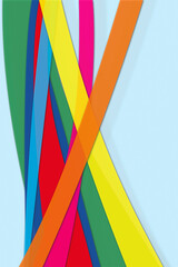 Background multicolored modern digital wave