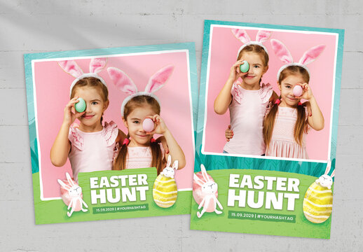 Easter Egg Hunt Photo Booth Layout