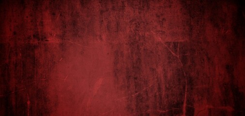 Obraz premium Abstract grunge red background texture, scary red dark background