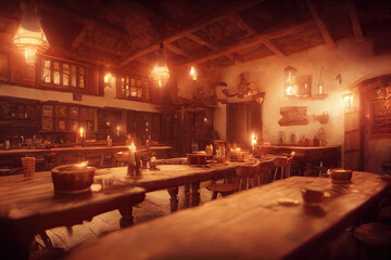 interior of fantasy inn