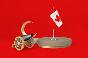 Ramadan Canada Cannon and Crescent