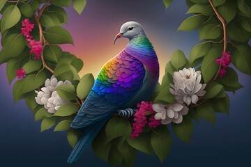 Dove created using AI Generative Technology