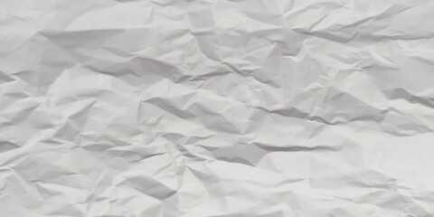 Crumpled white creased paper sheet texture can be use as background. Ragged White Paper, white waxed packing paper texture.
