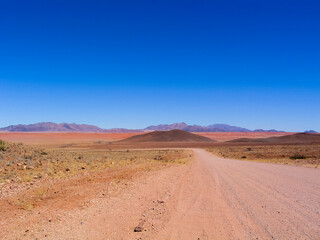 landscape with red mountains, Damaraland, Namibia