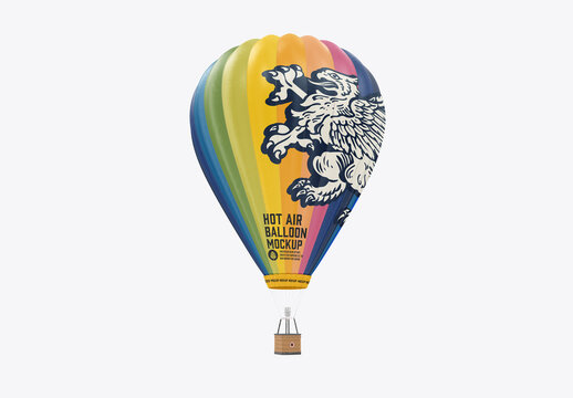 Hot Air Balloon Mockup