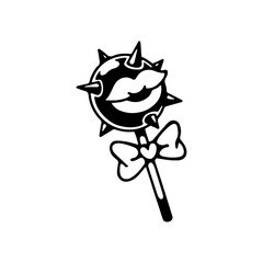 mace character concept vector illustration