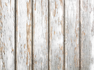 Background white wooden vertical planks board texture.