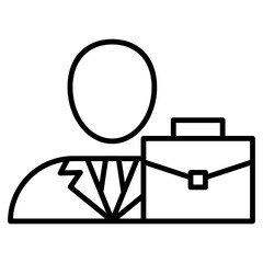 avatar briefcase icon