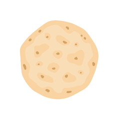 Pita bread. Ingredient for making kebabs and burritos. Unleavened wheat cake