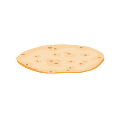 Pita bread. Ingredient for making kebabs and burritos. Unleavened wheat cake