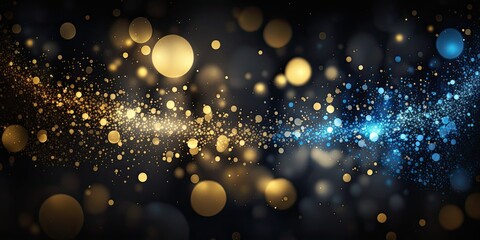 bokeh christmas background, ai generated