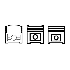 
piston type icon design template