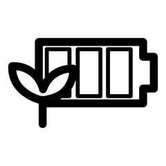 Eco Battery icon,Battery 