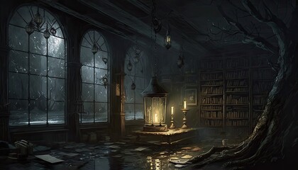 old library