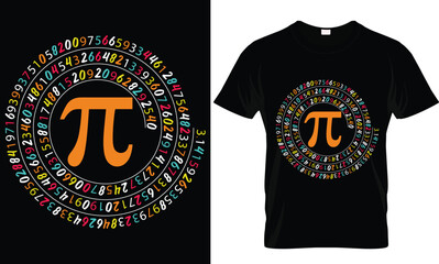 Pi Day T-shirt Design Bundle. Pi t-shirt. Math T shirt design. Pi day Vector Graphics, Pi day t shirt design vector. funny pi day t shirt graphic design shirt - obrazy, fototapety, plakaty