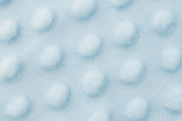 Baby blue fleece material textured background