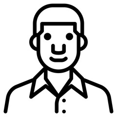 man outline icon