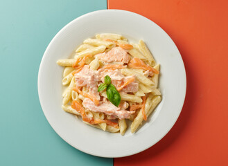 Penne au saumon