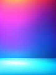 Vector Holographic or Iridescent Studio Shot Product Display Background for Beauty, Fashion and Trendy Products..