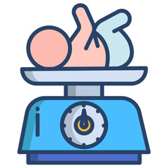 Baby weight icon