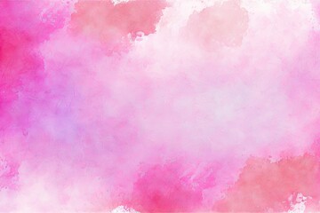 Abstract pink watercolor paint background. Generative AI