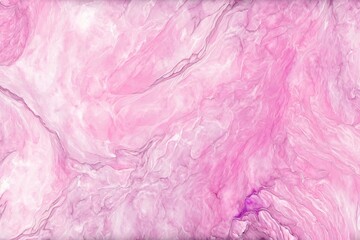 Fototapeta premium Abstract pink watercolor marble background. Generative AI