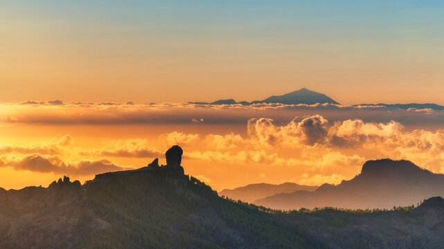 Gran Canaria Roque Nublo, Rocks of Gran Canaria, Mountains of Gran Canaria