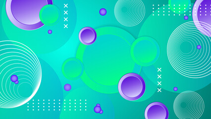 Dynamic and Bold Abstract Background with Twisted Shapes