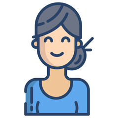 Obraz premium Customer Female icon