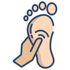 Obraz premium Foot Massage icon