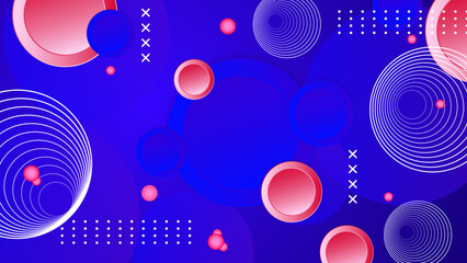 Colorful Polygonal Background with Symmetrical Shapes