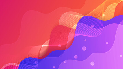 Colorful vibrant geometric modern abstract vector background with creative dynamic and stylish geometric composition