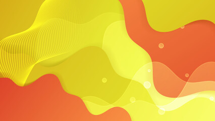 Colorful orange vibrant geometric modern abstract vector background with creative dynamic and stylish geometric composition