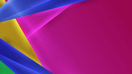 Colorful vibrant geometric modern abstract vector background with creative dynamic and stylish geometric composition