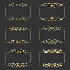 Decorative Frame With Floral Ornament